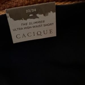 Cacique 22/24 Never Worn Black Ultra High Waist Slimmer Short/Shaper